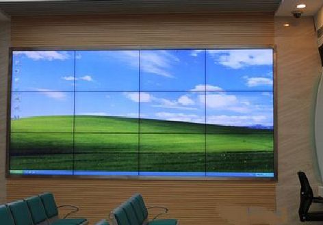 老河口液晶拼接屏的另类用法。